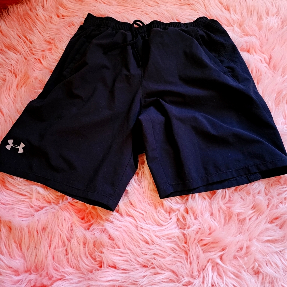 Under Armour shorts, built in support, size M